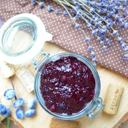 blueberry lemon chia jam