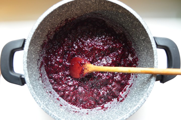 blueberries for making blueberry lemon chia jam