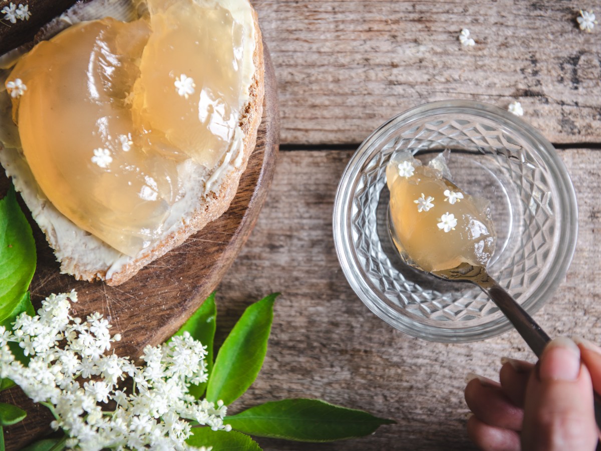 Bodzavirág zselé télire (alacsony&nbsp;cukortartalmú)
