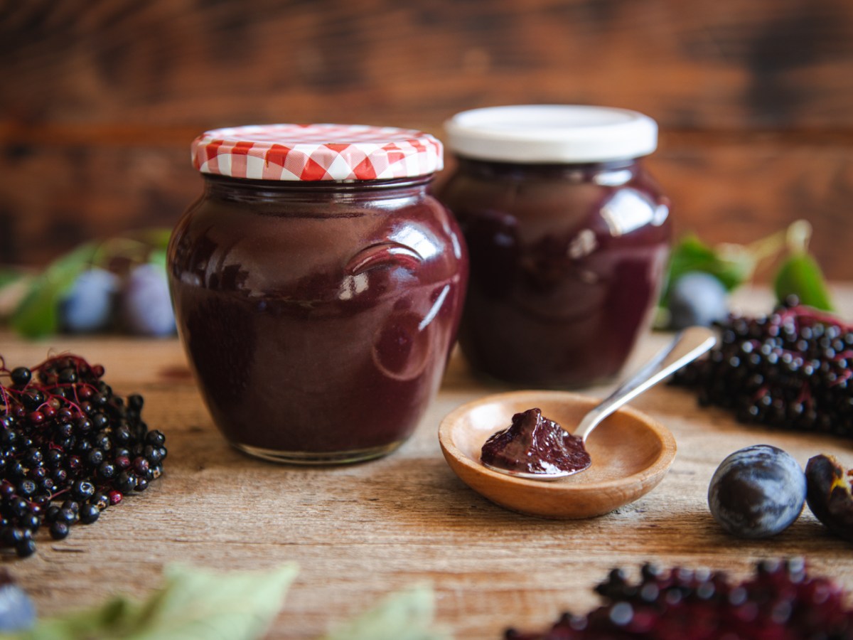 Sütőben sült bodzabogyós szilvalekvár&nbsp;(cukormentes)